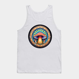 Mushroom Mandala - Red Cap Tank Top